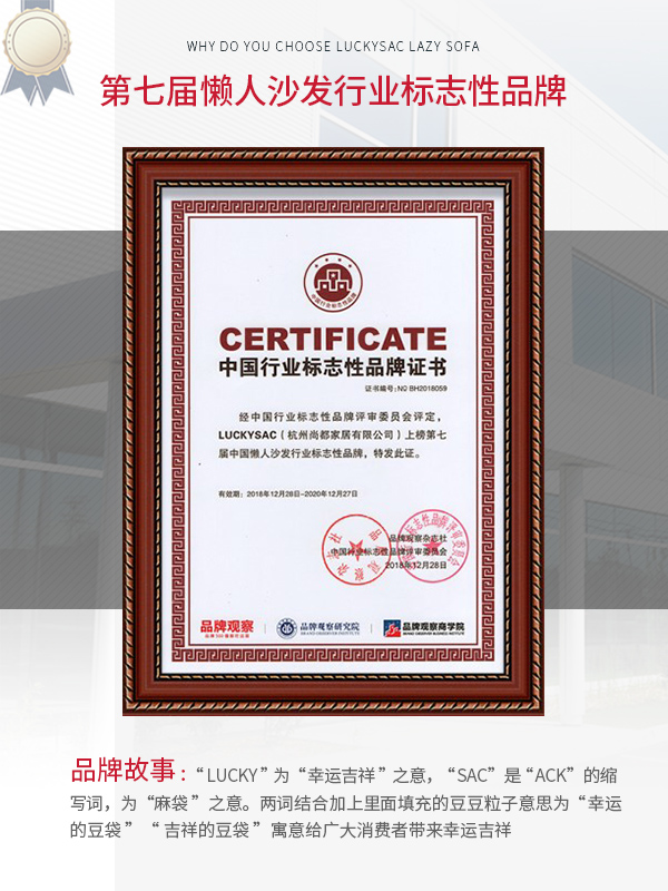 懶人沙發(fā)行業(yè)標(biāo)志性品牌